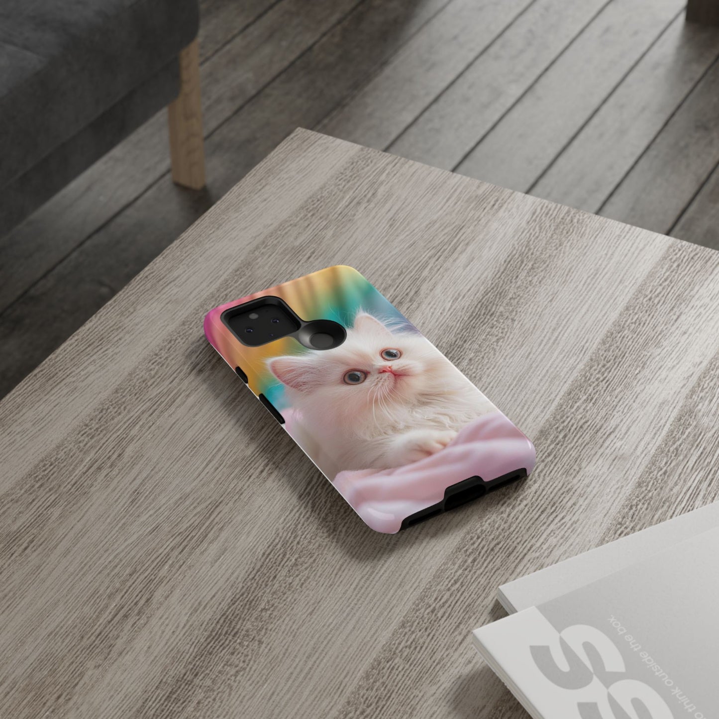 iPhone Case - Cute White Cat