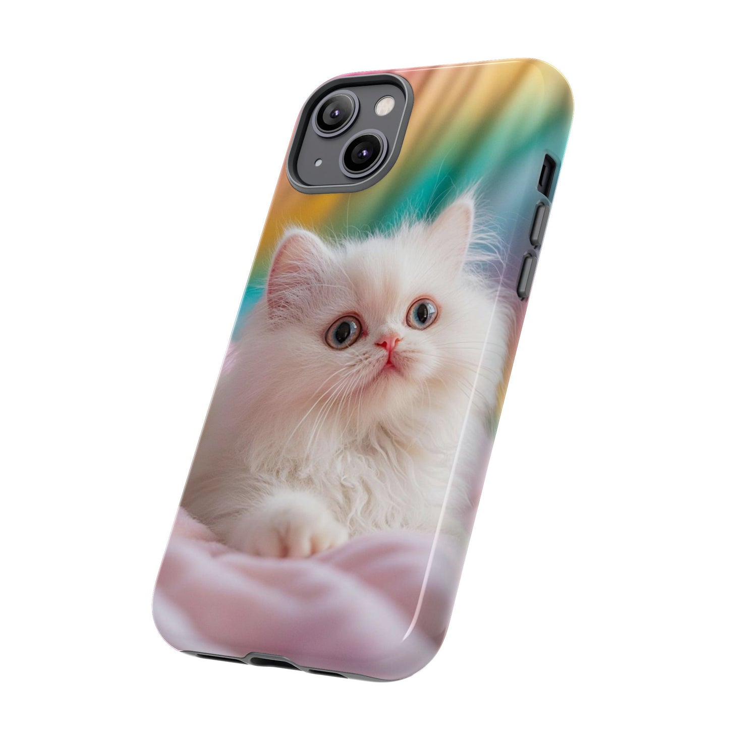 iPhone Case - Cute White Cat