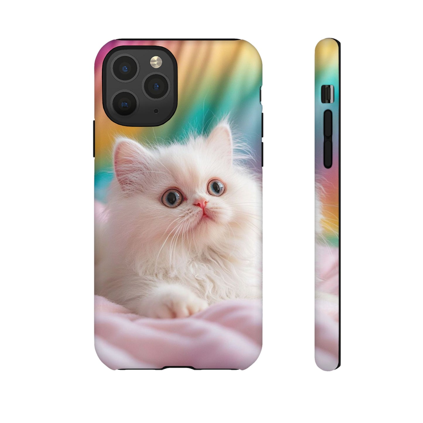 iPhone Case - Cute White Cat