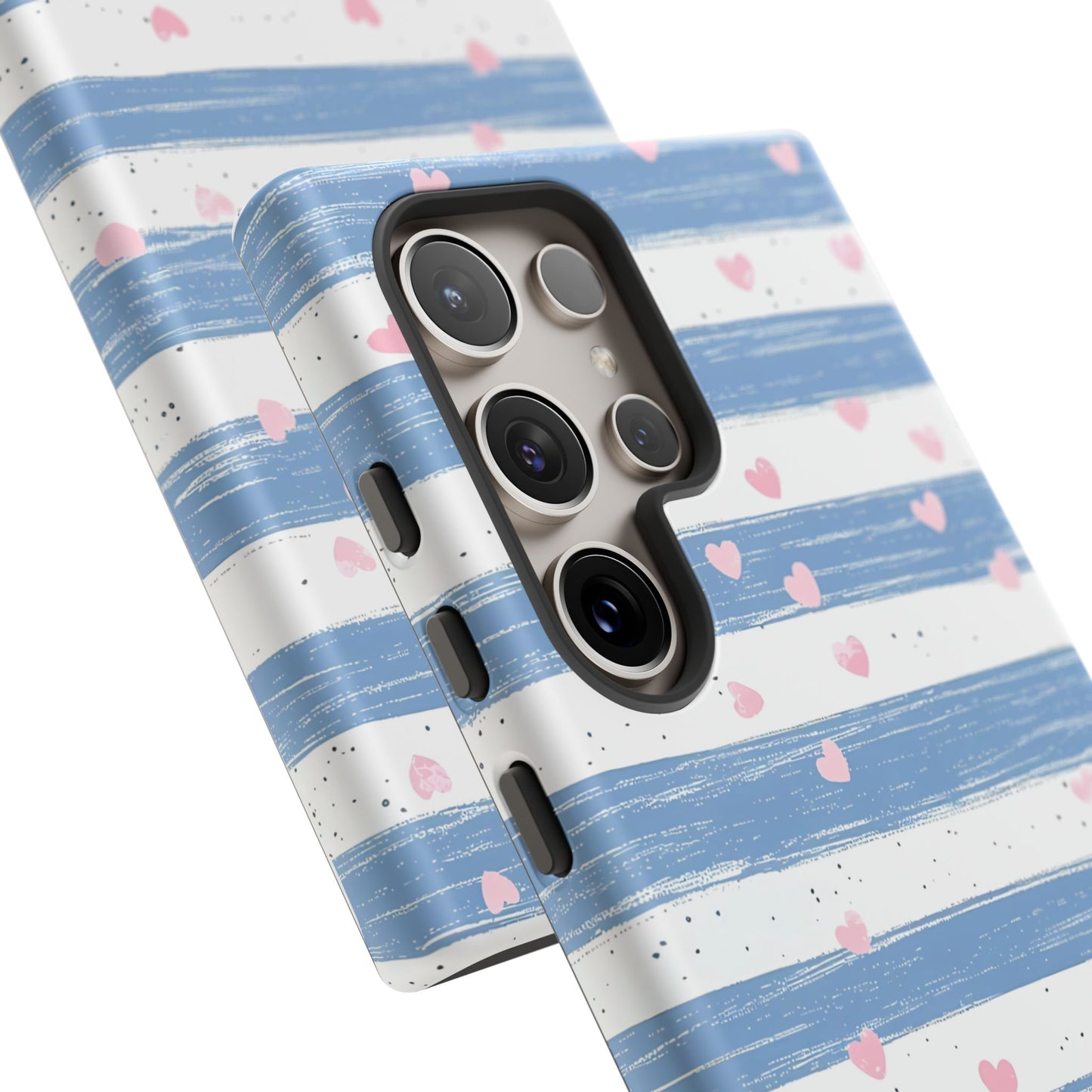 iPhone Case – Blue and White Pattern