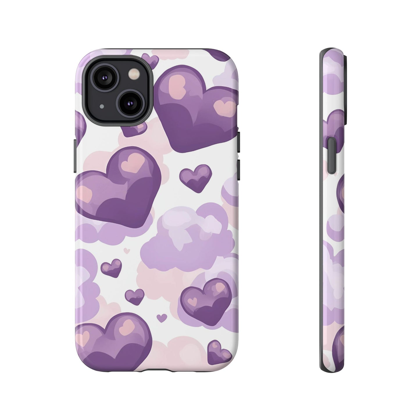 iPhone case -Purple heart