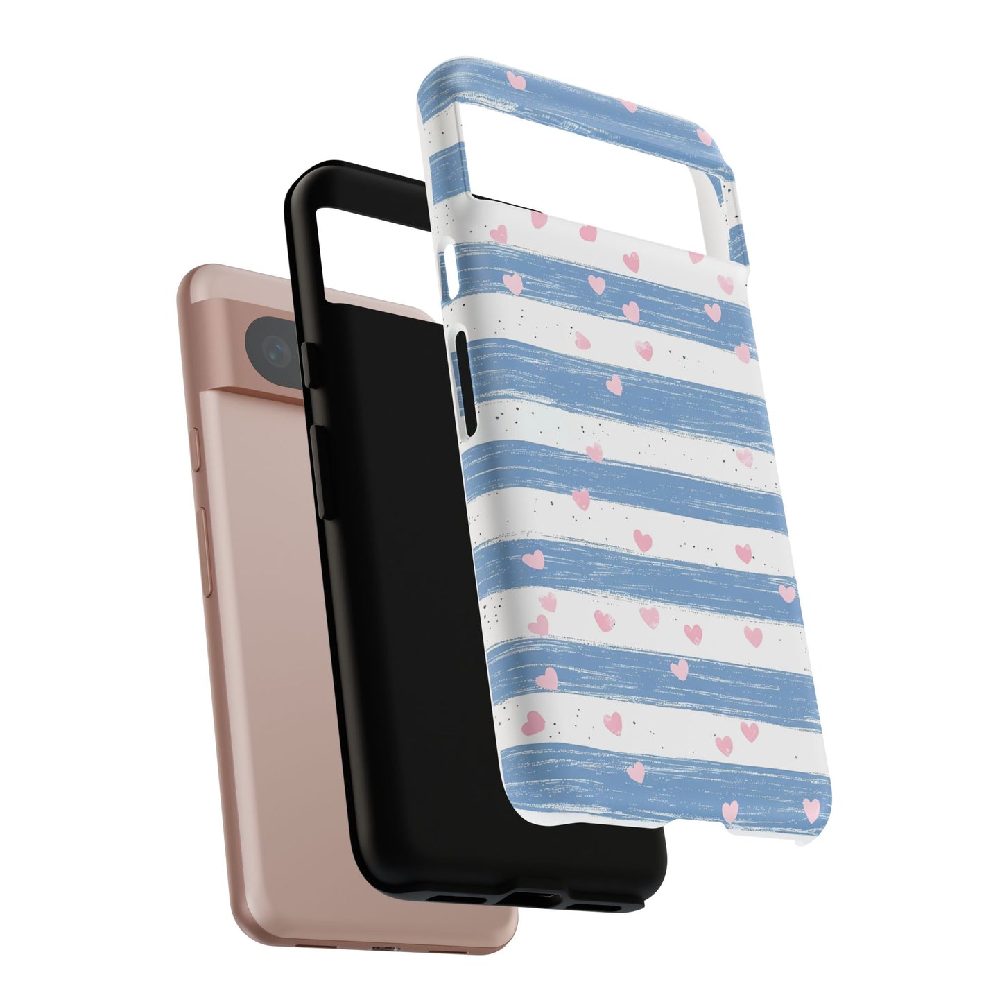 iPhone Case – Blue and White Pattern