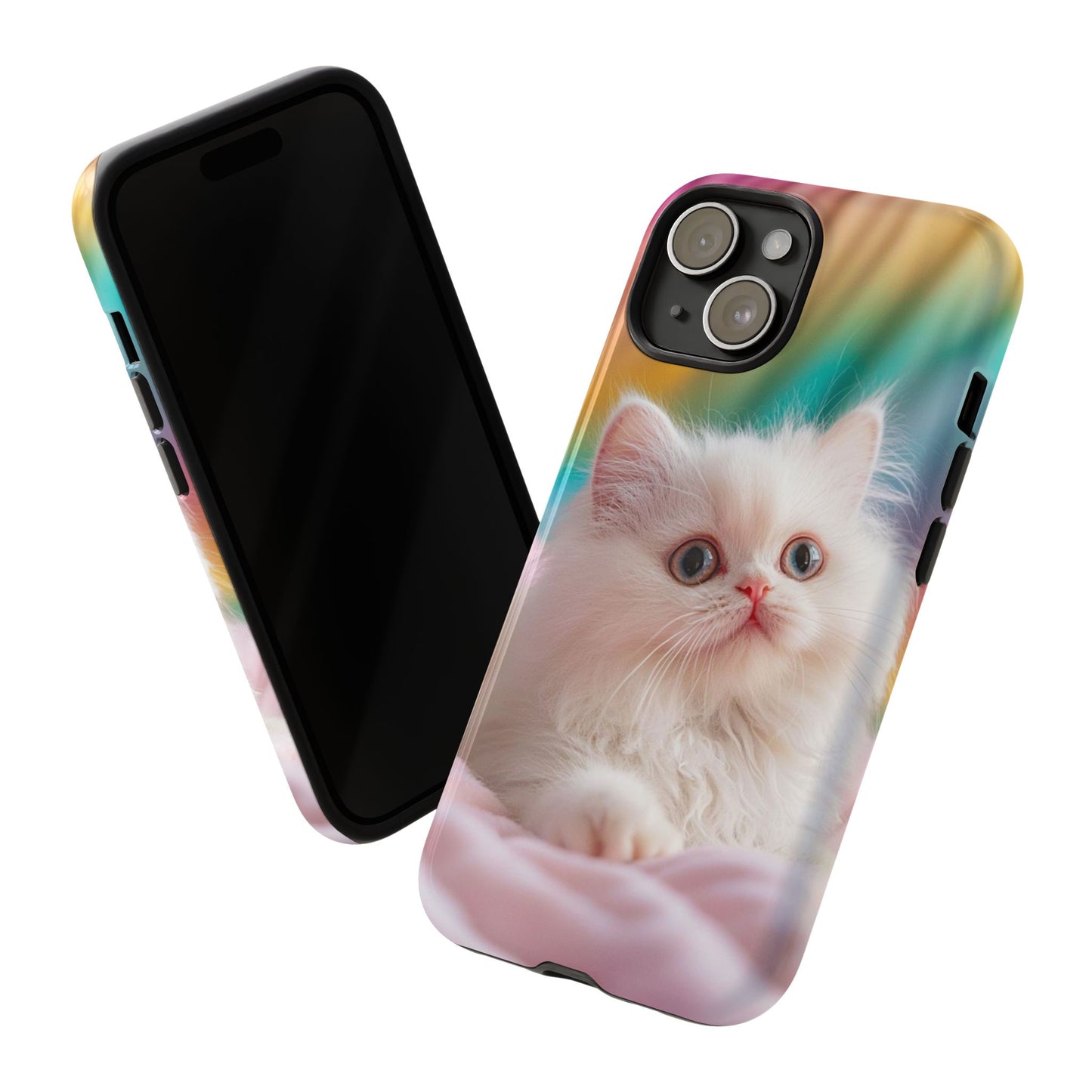 iPhone Case - Cute White Cat