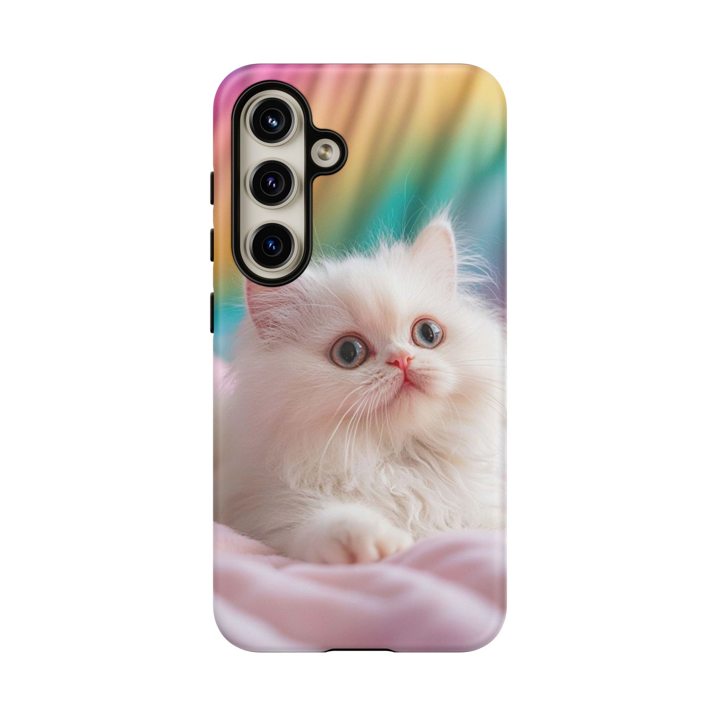 iPhone Case - Cute White Cat