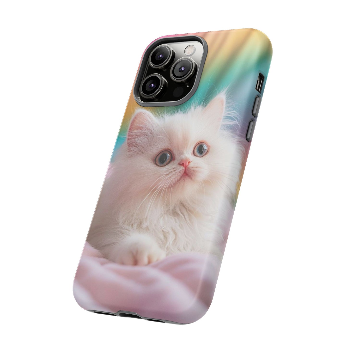 iPhone Case - Cute White Cat