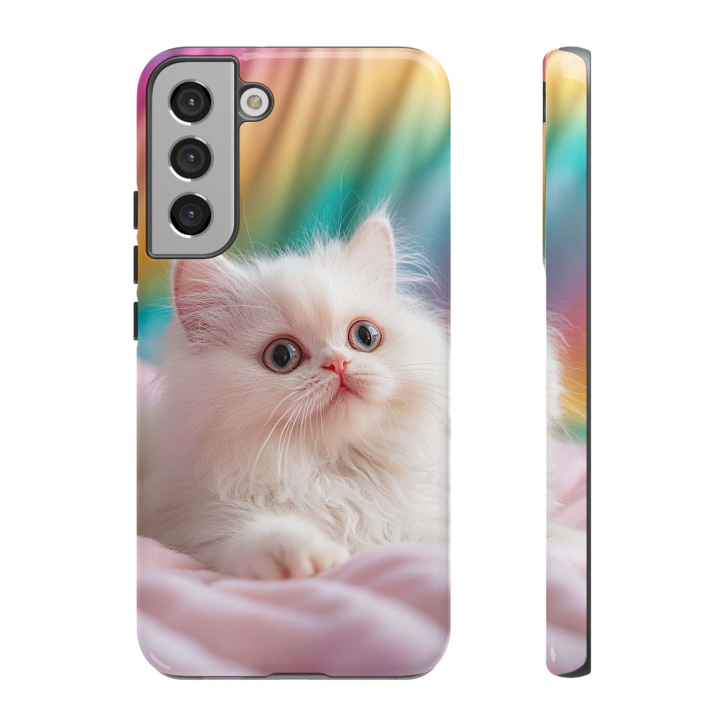 iPhone Case - Cute White Cat