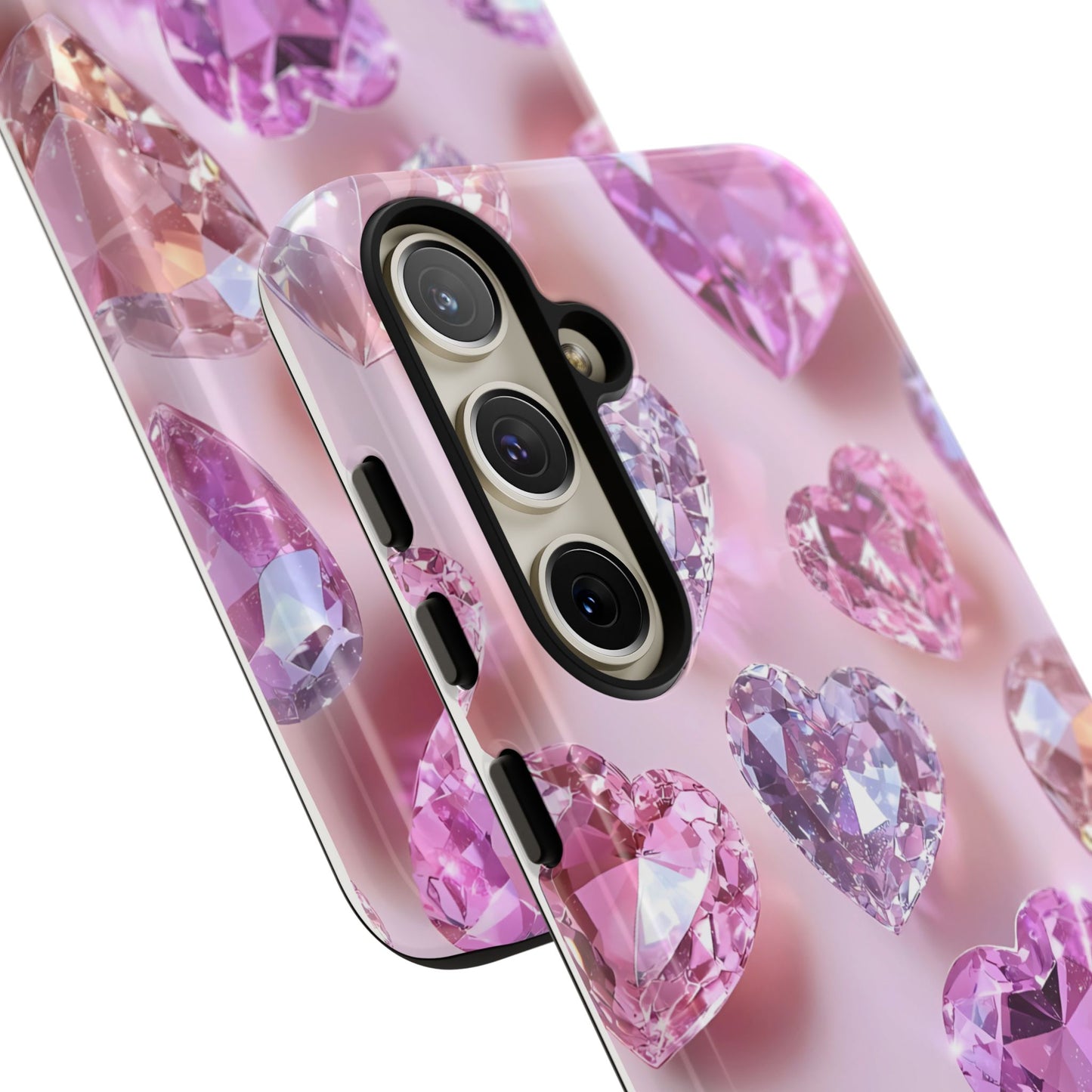 iPhone Case – Diamond Heart Design