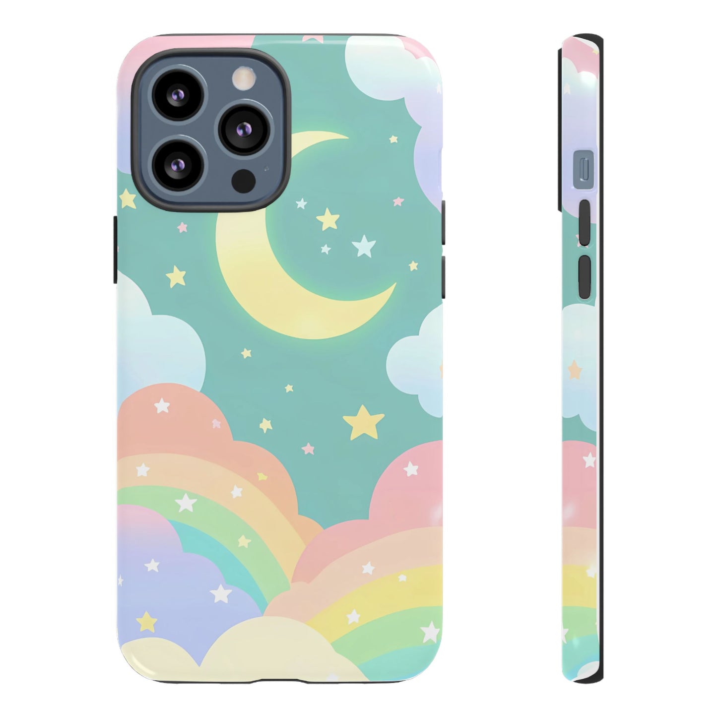 iPhone Case – Cute Pastel Moon Design