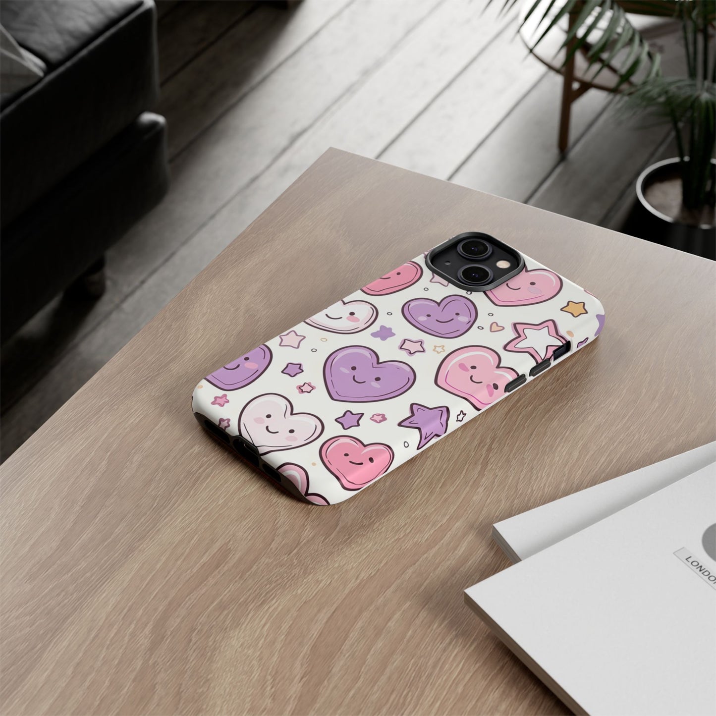 iPhone case - Cute Heart pattern