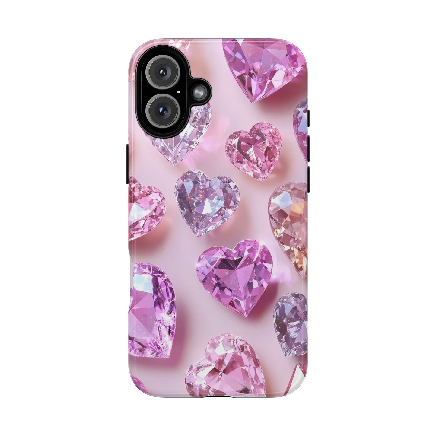 iPhone Case – Diamond Heart Design