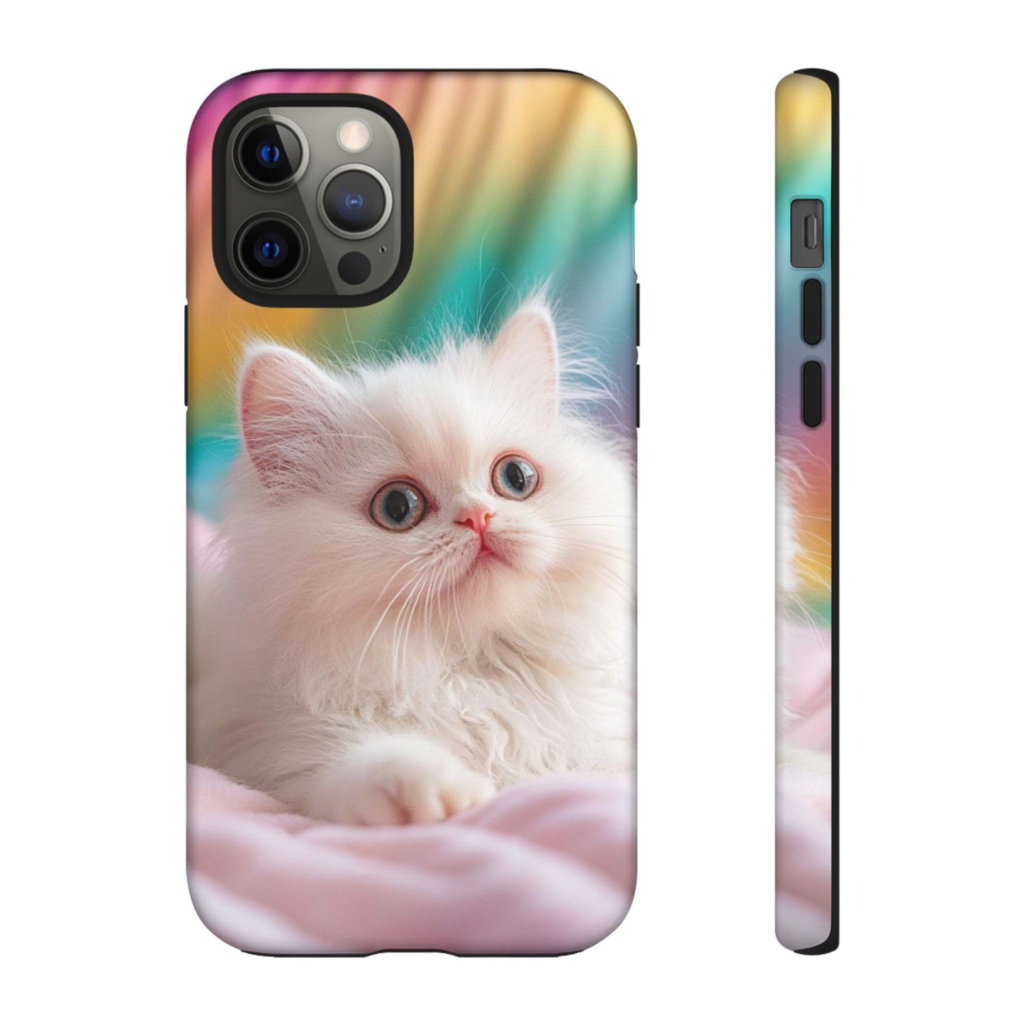 iPhone Case - Cute White Cat