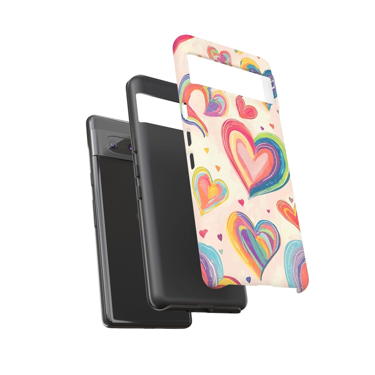 Cute iPhone Case – Colorful Heart