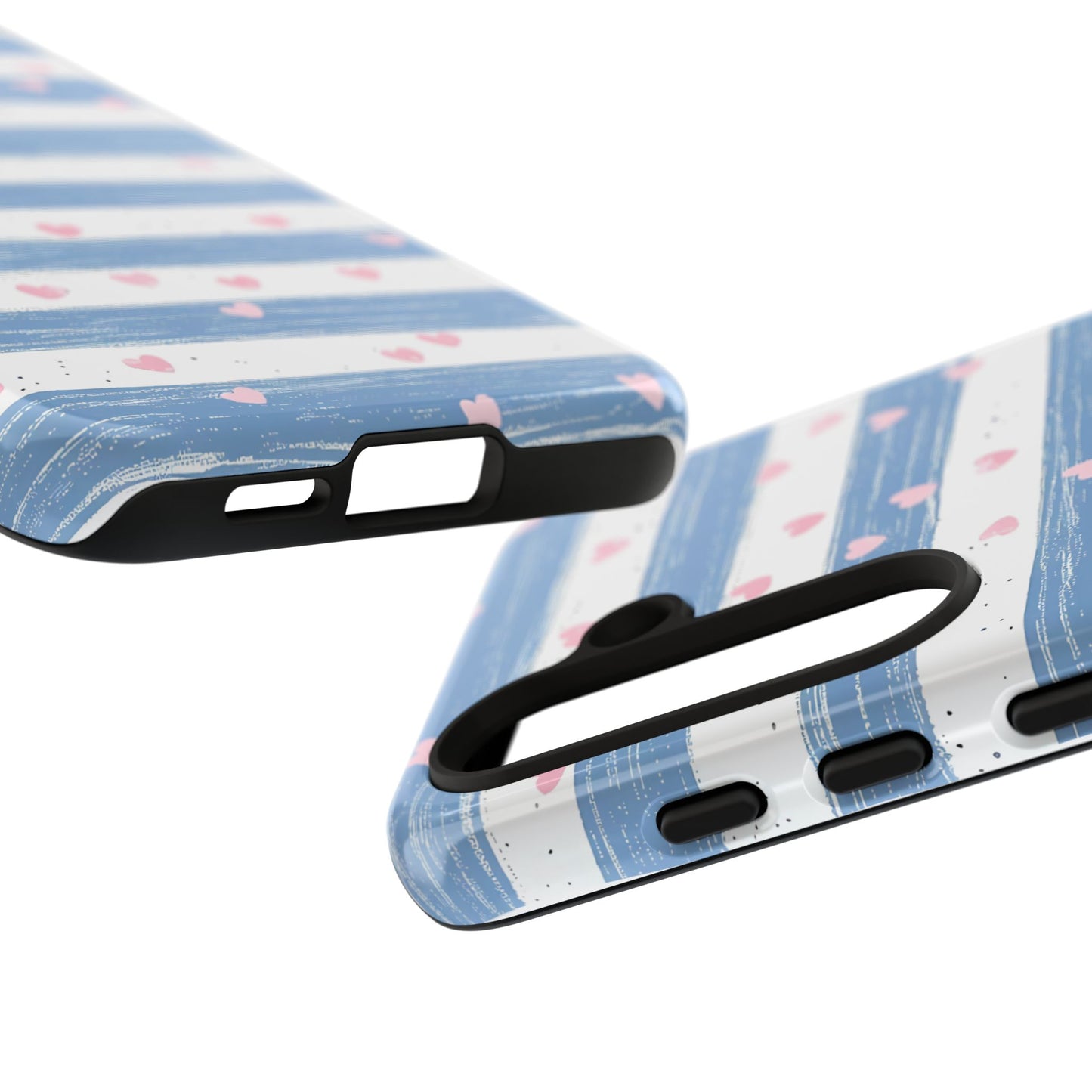 iPhone Case – Blue and White Pattern