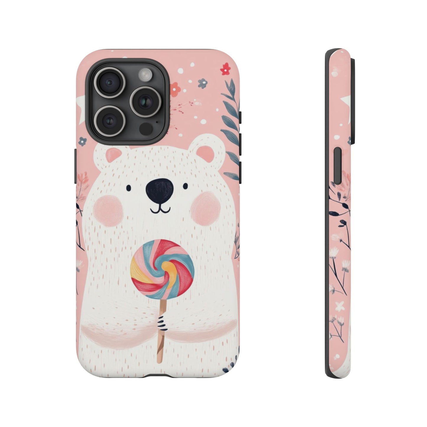 iPhone Case -White Bear