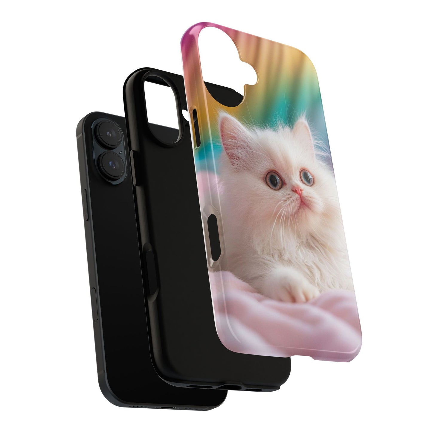 iPhone Case - Cute White Cat