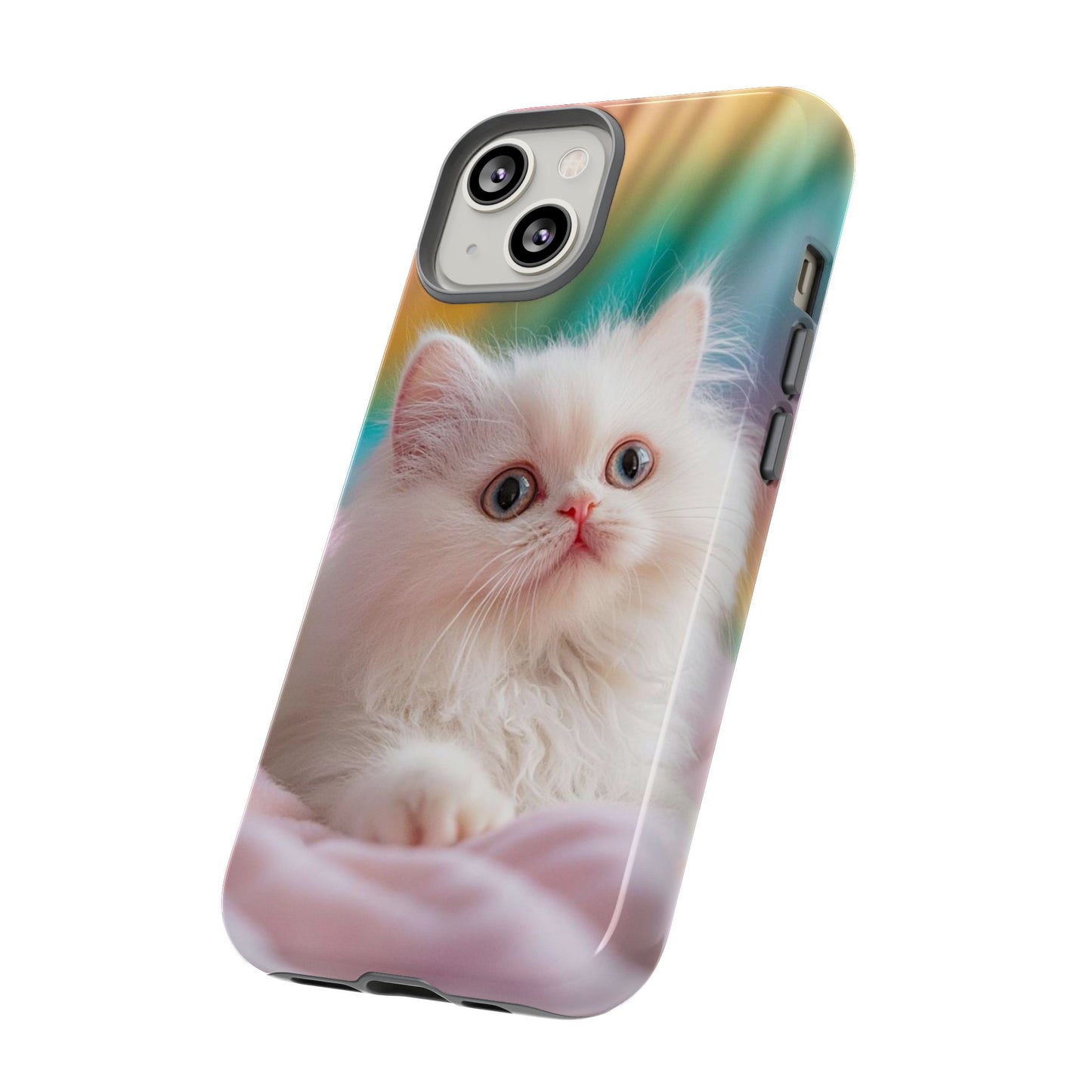 iPhone Case - Cute White Cat