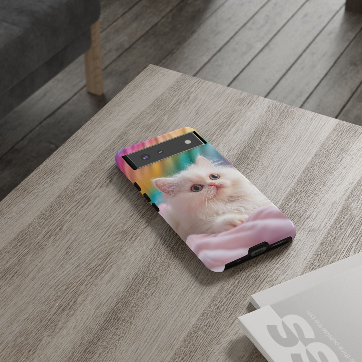 iPhone Case - Cute White Cat