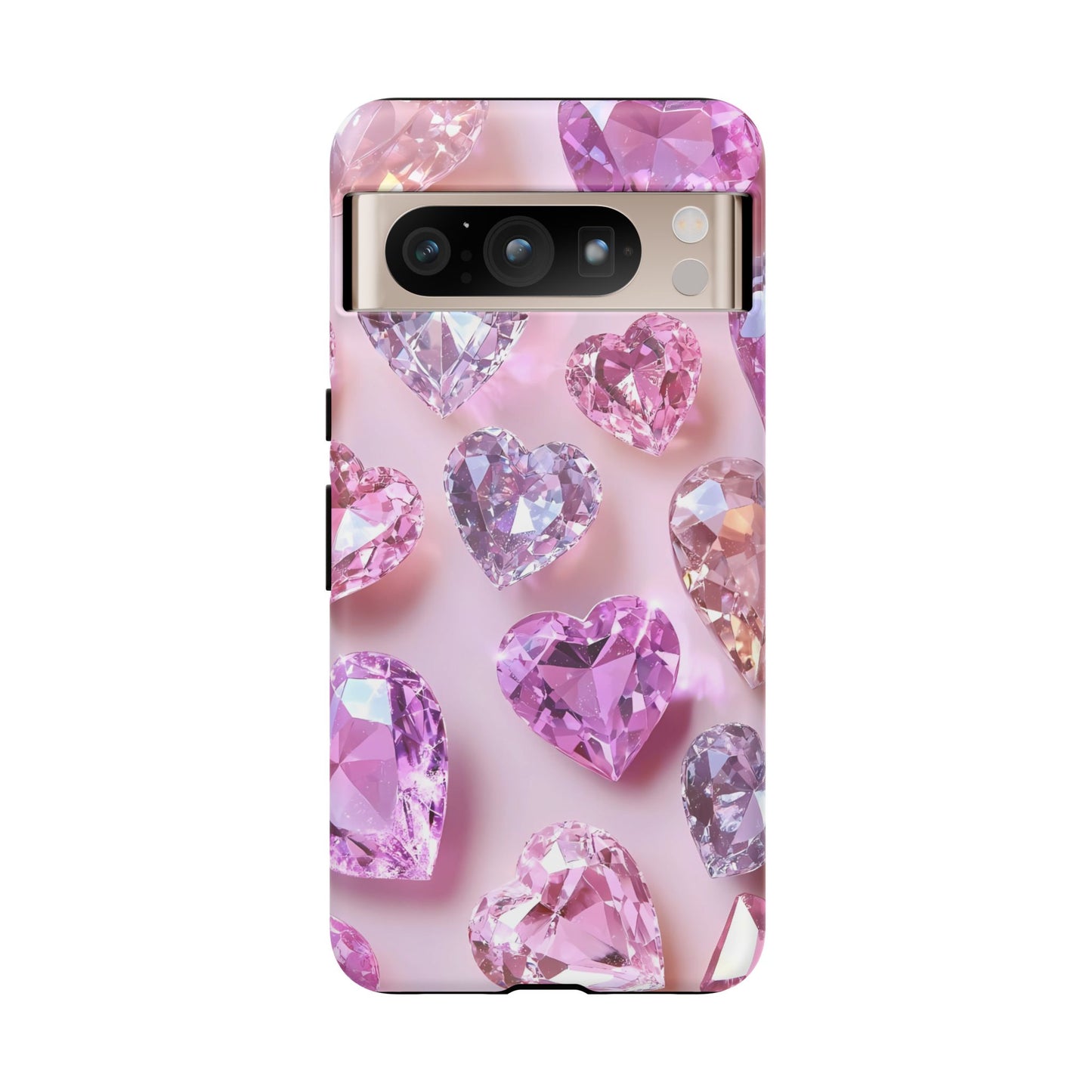 iPhone Case – Diamond Heart Design