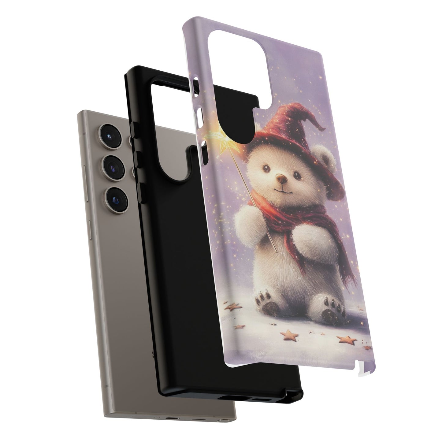 iPhone Case -Purple and ฺBear