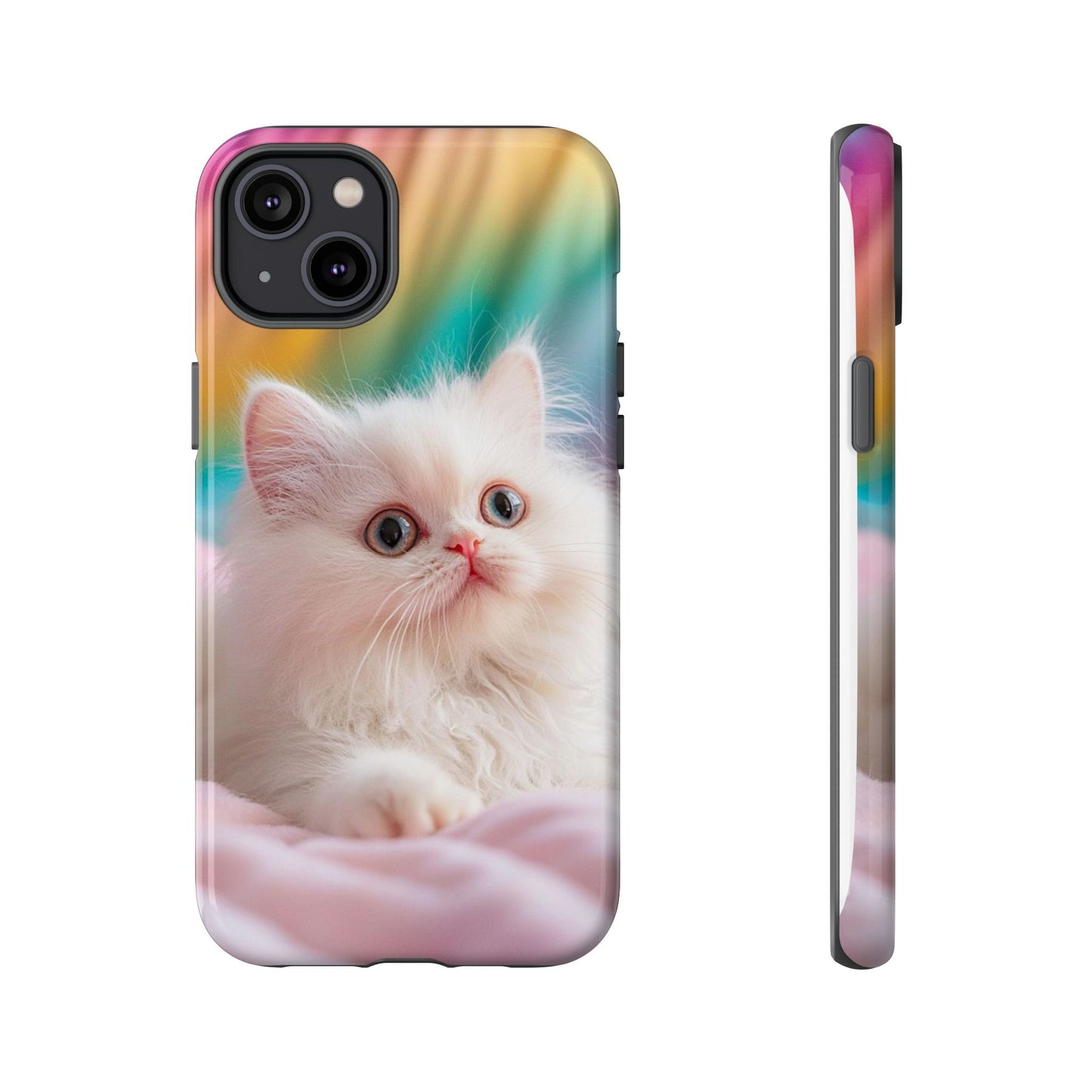 iPhone Case - Cute White Cat