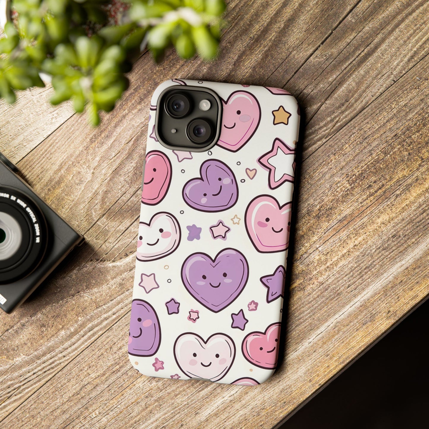 iPhone case - Cute Heart pattern