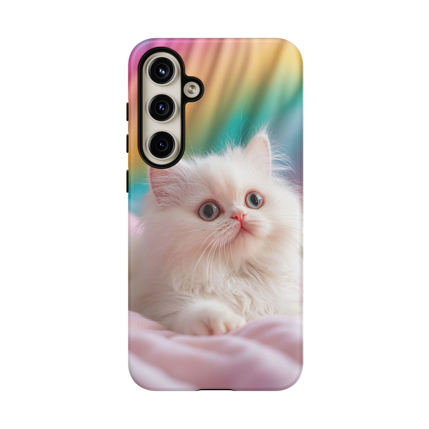 iPhone Case - Cute White Cat