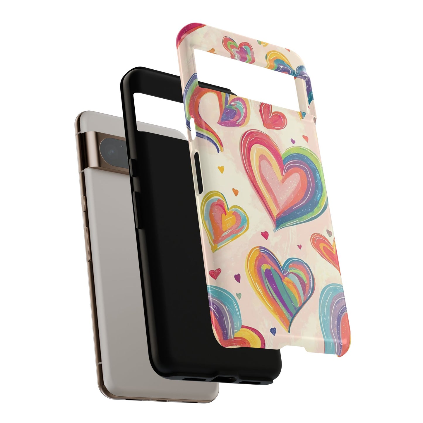 Cute iPhone Case – Colorful Heart