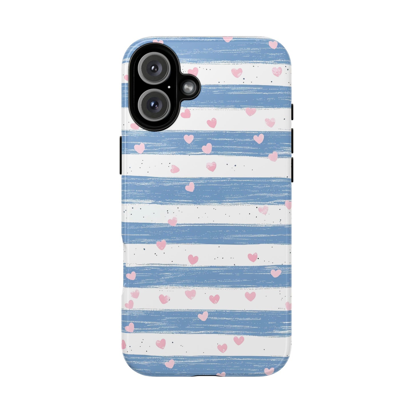 iPhone Case – Blue and White Pattern