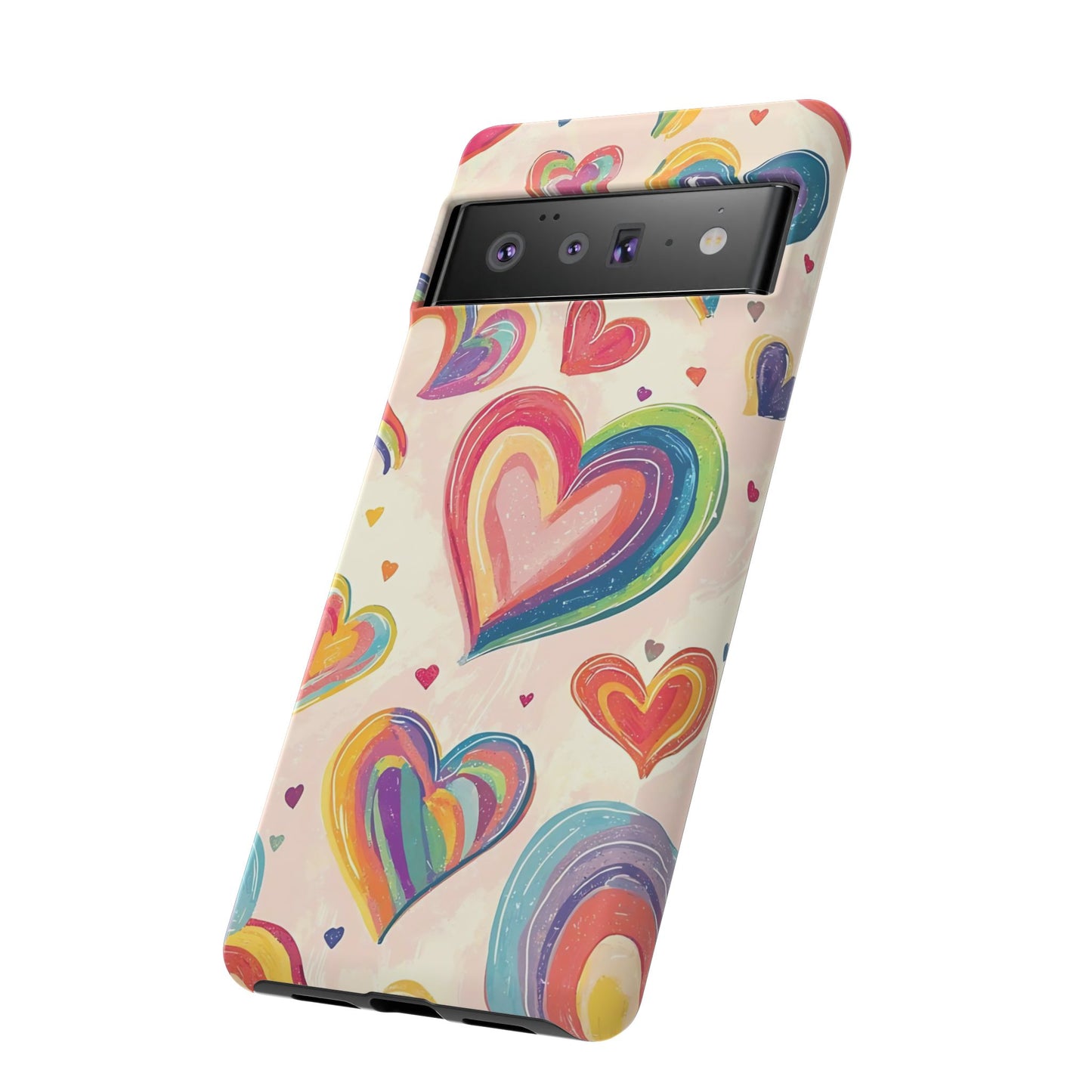 Cute iPhone Case – Colorful Heart