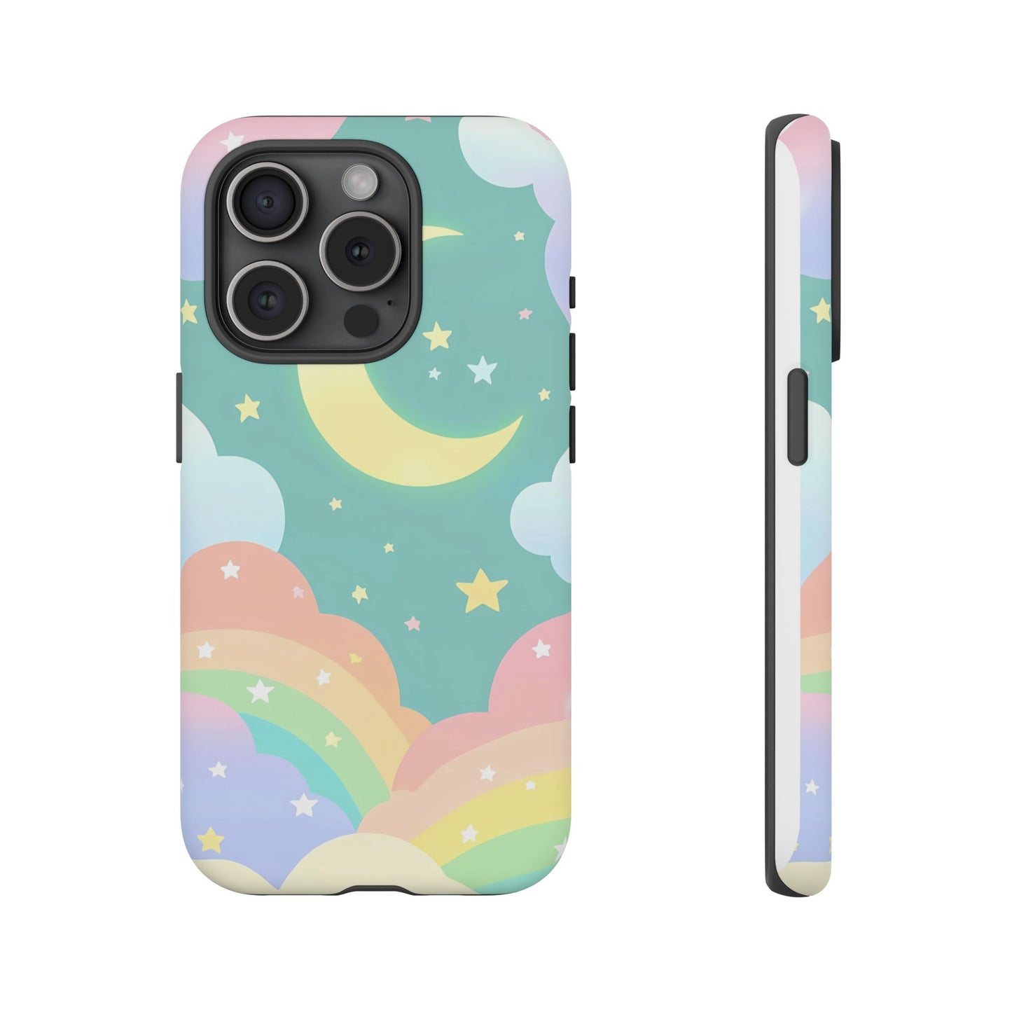 iPhone Case – Cute Pastel Moon Design