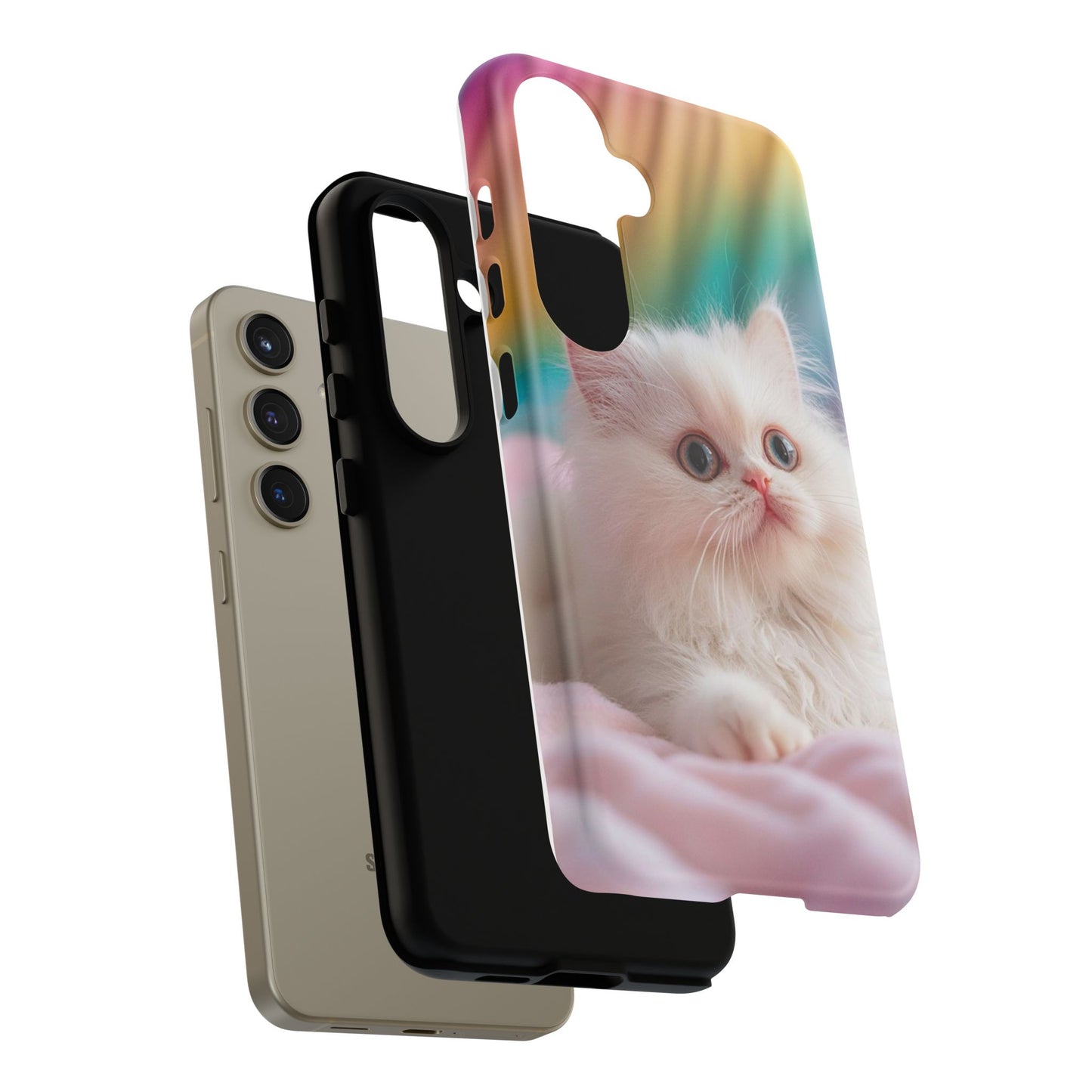 iPhone Case - Cute White Cat