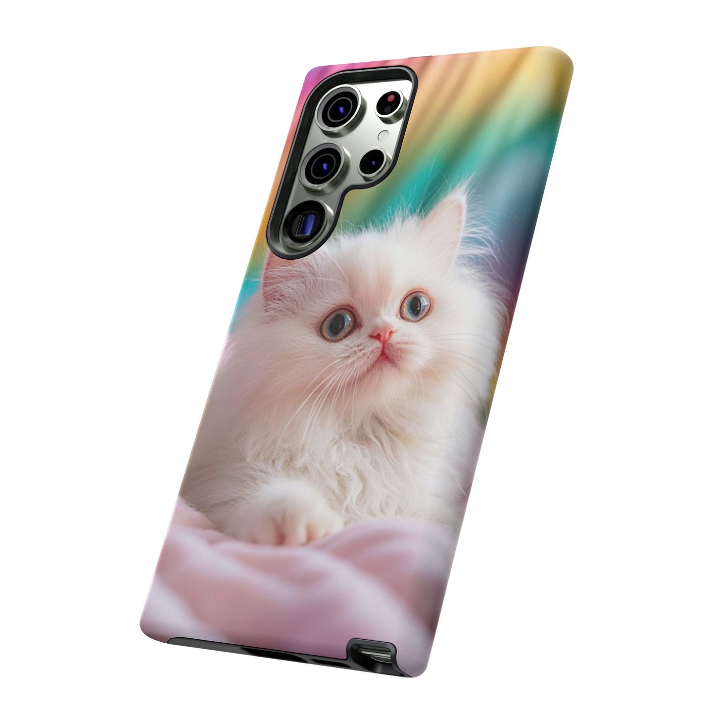 iPhone Case - Cute White Cat