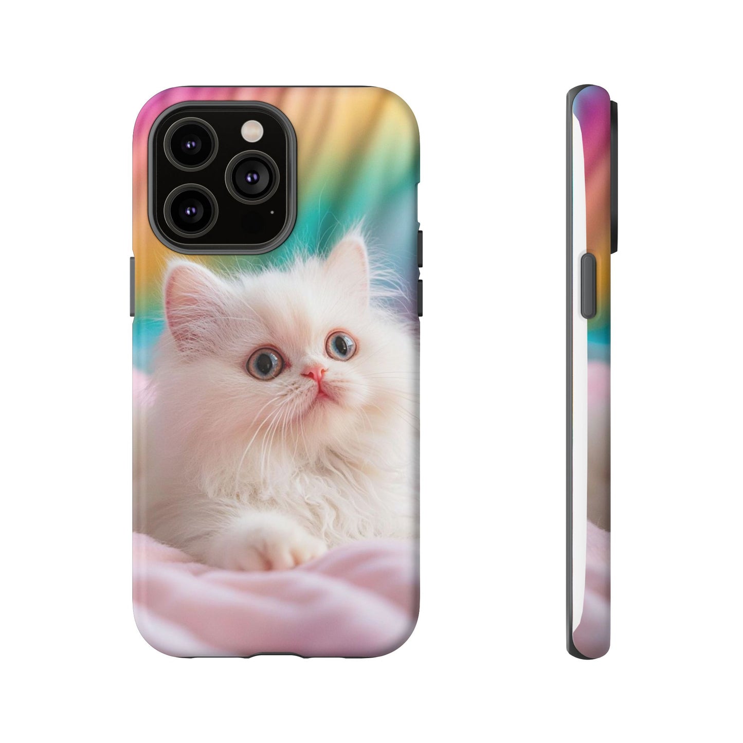 iPhone Case - Cute White Cat