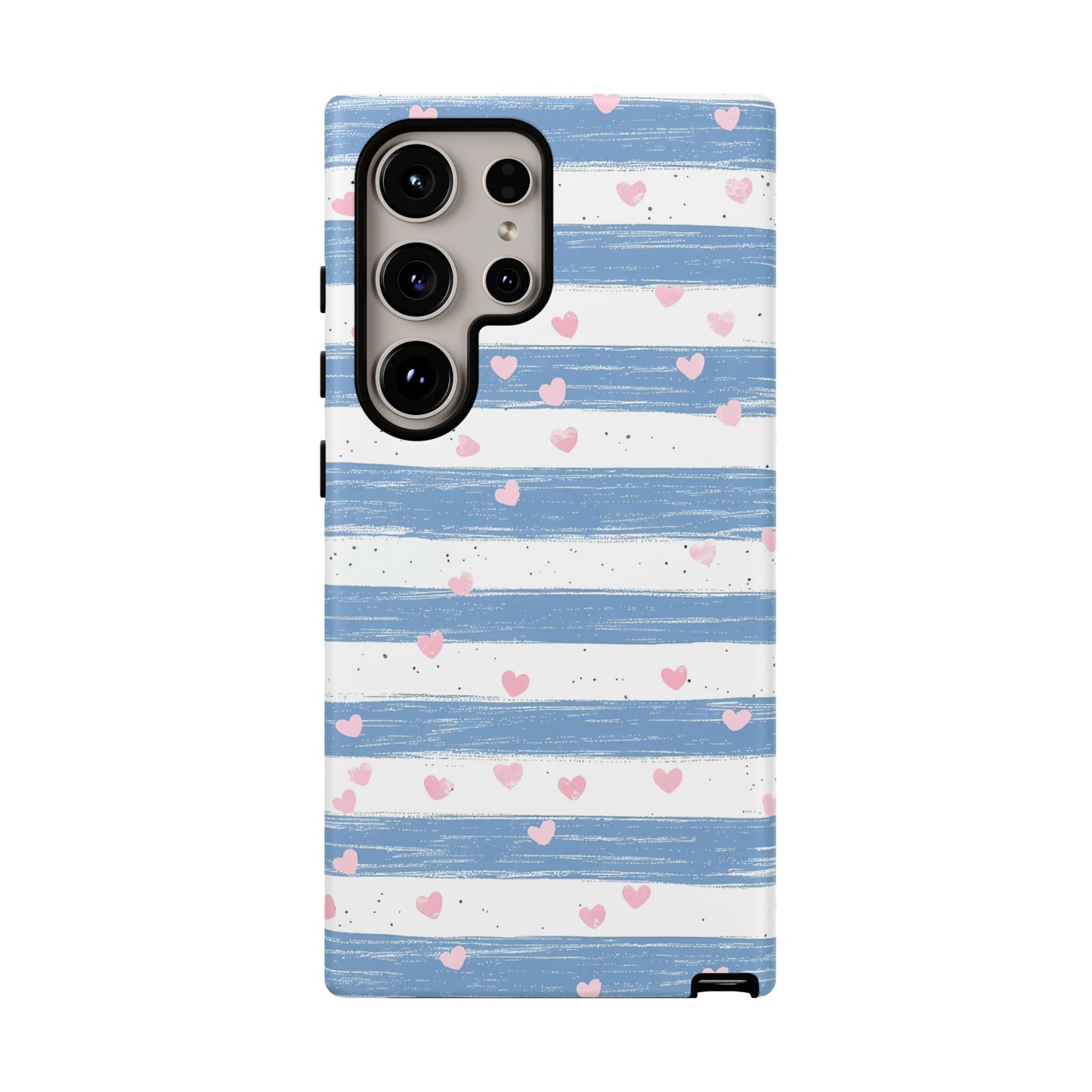 iPhone Case – Blue and White Pattern