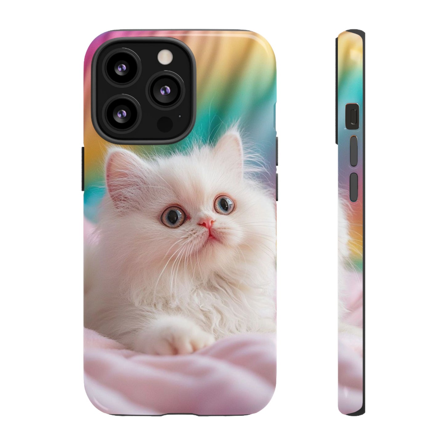 iPhone Case - Cute White Cat