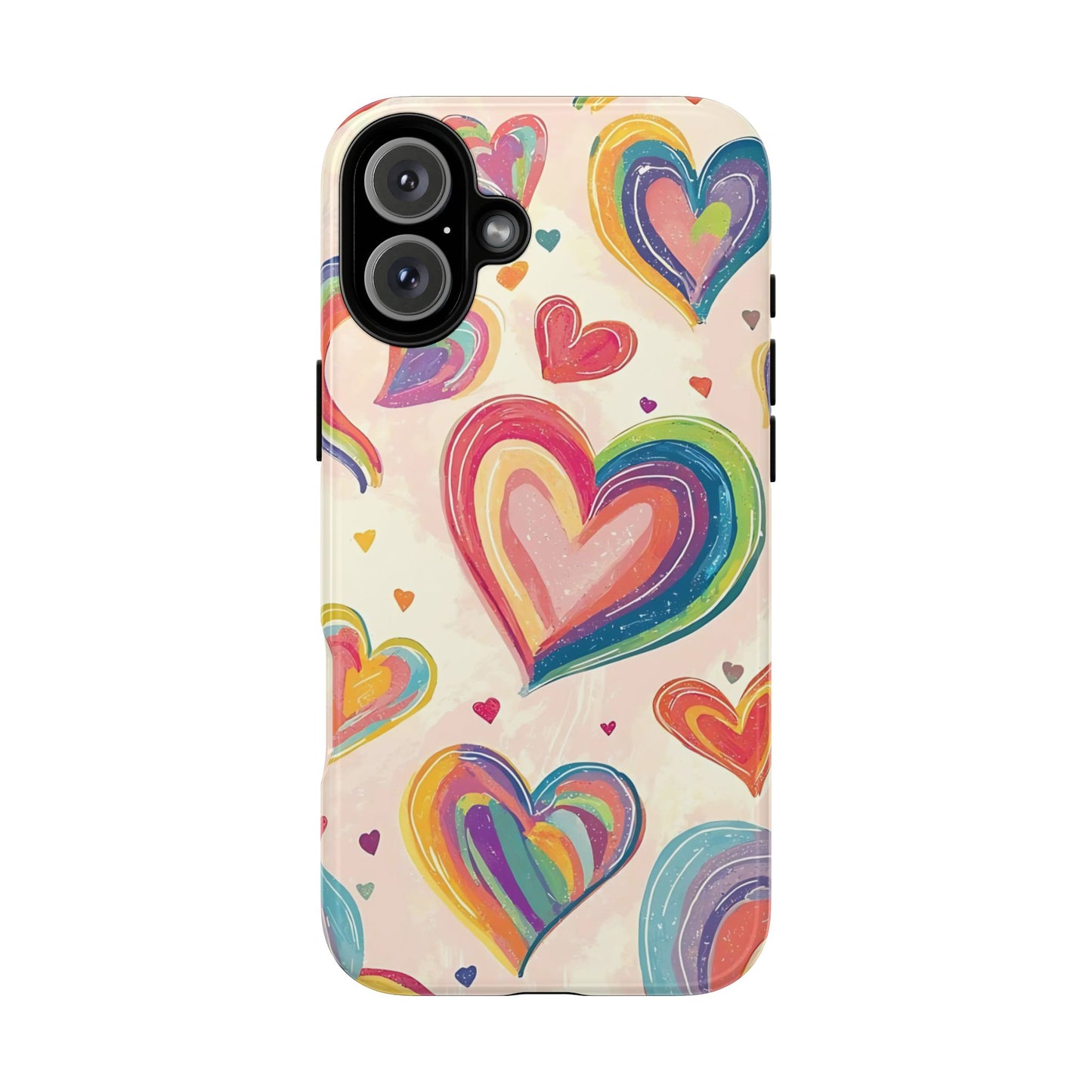 Cute iPhone Case – Colorful Heart