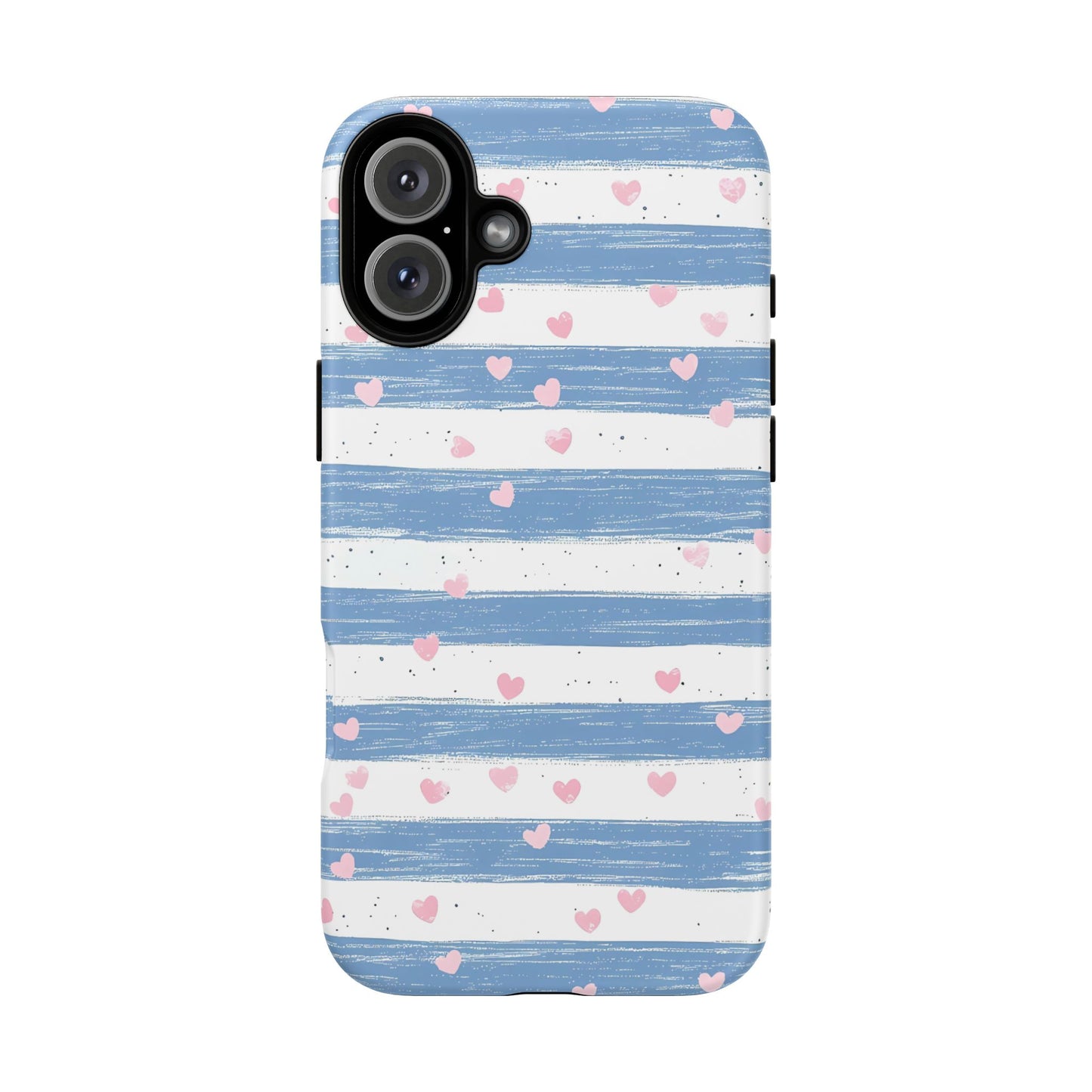 iPhone Case – Blue and White Pattern