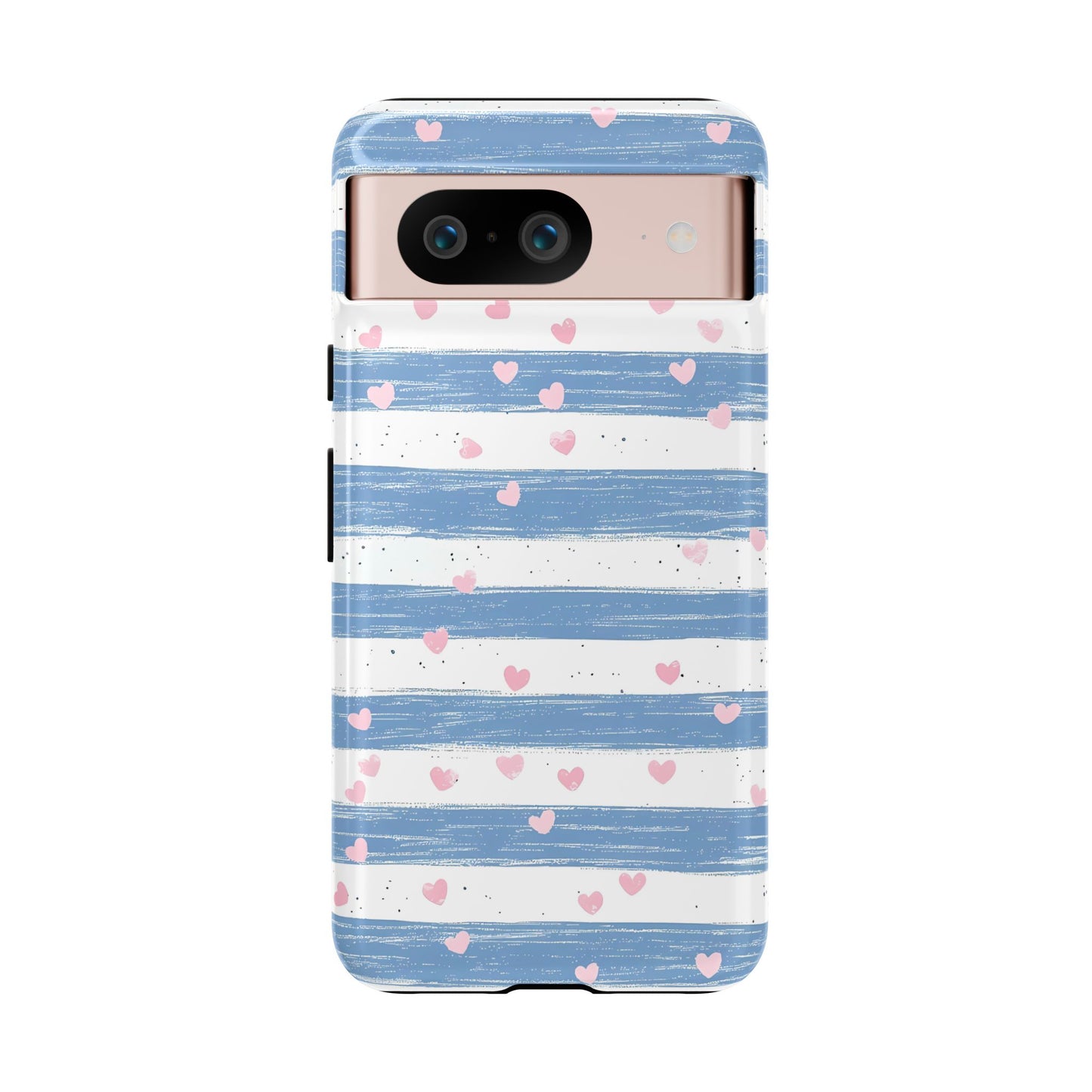 iPhone Case – Blue and White Pattern