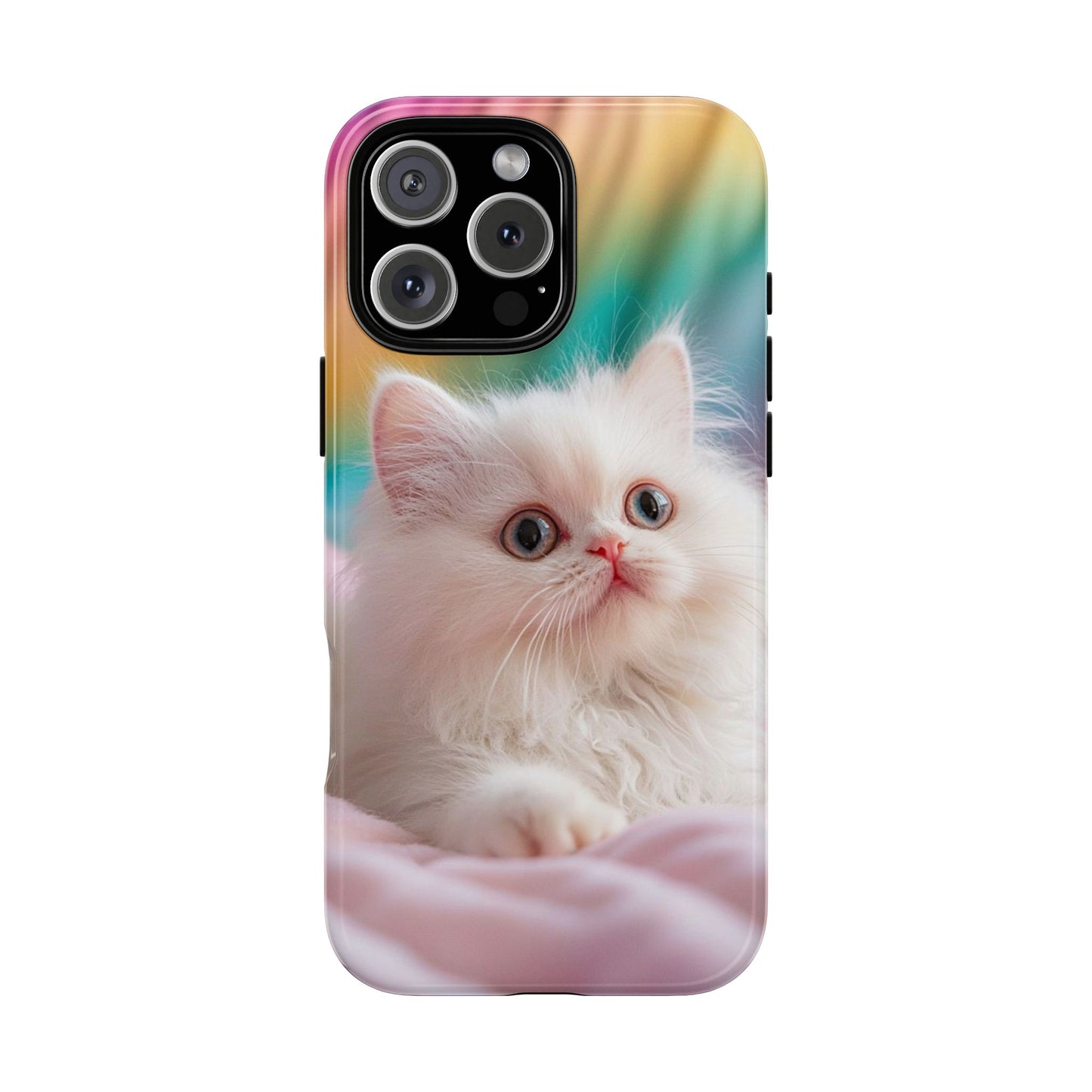 iPhone Case - Cute White Cat