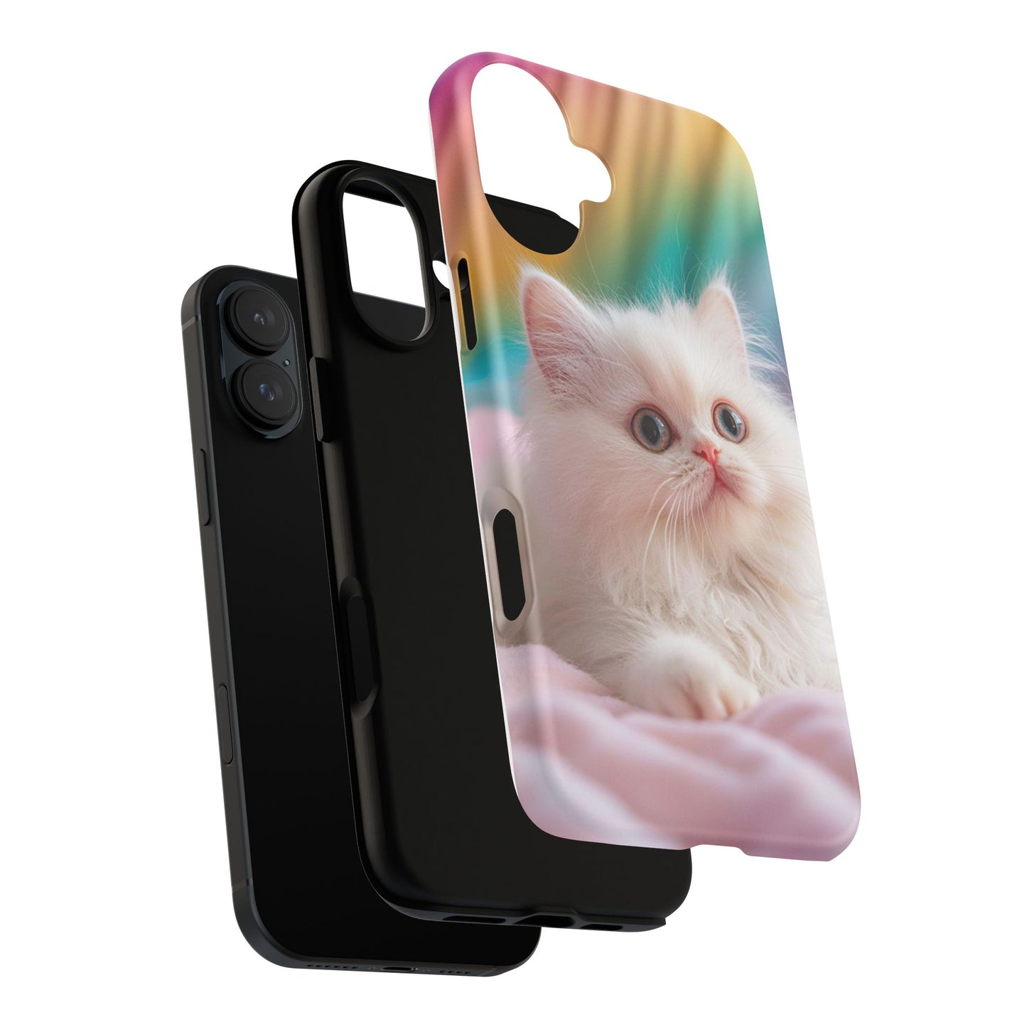 iPhone Case - Cute White Cat