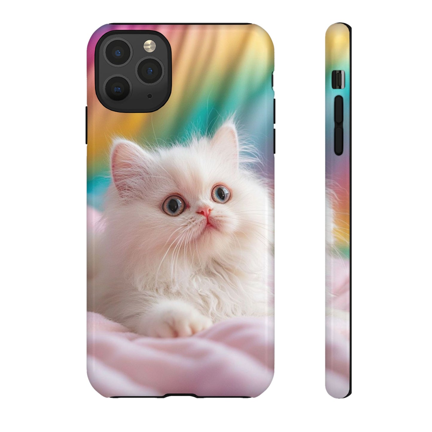 iPhone Case - Cute White Cat