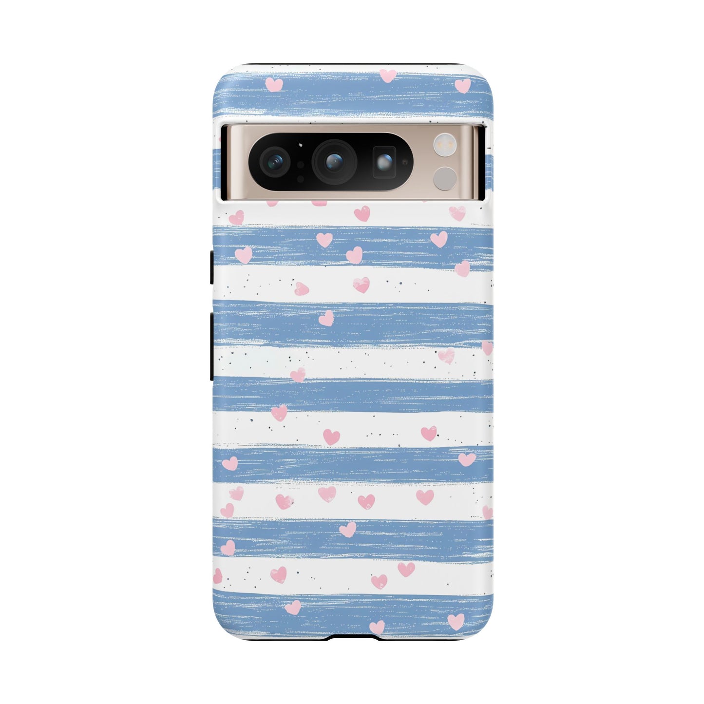 iPhone Case – Blue and White Pattern