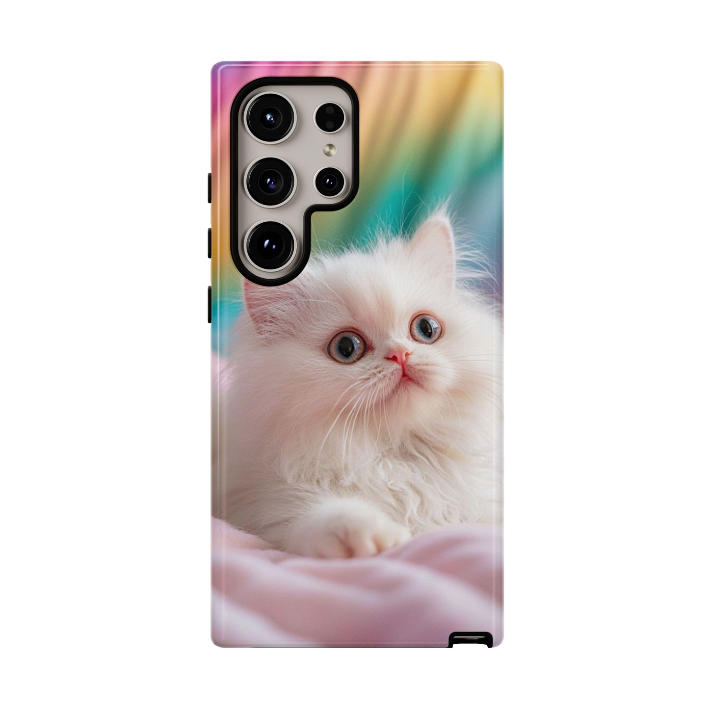 iPhone Case - Cute White Cat