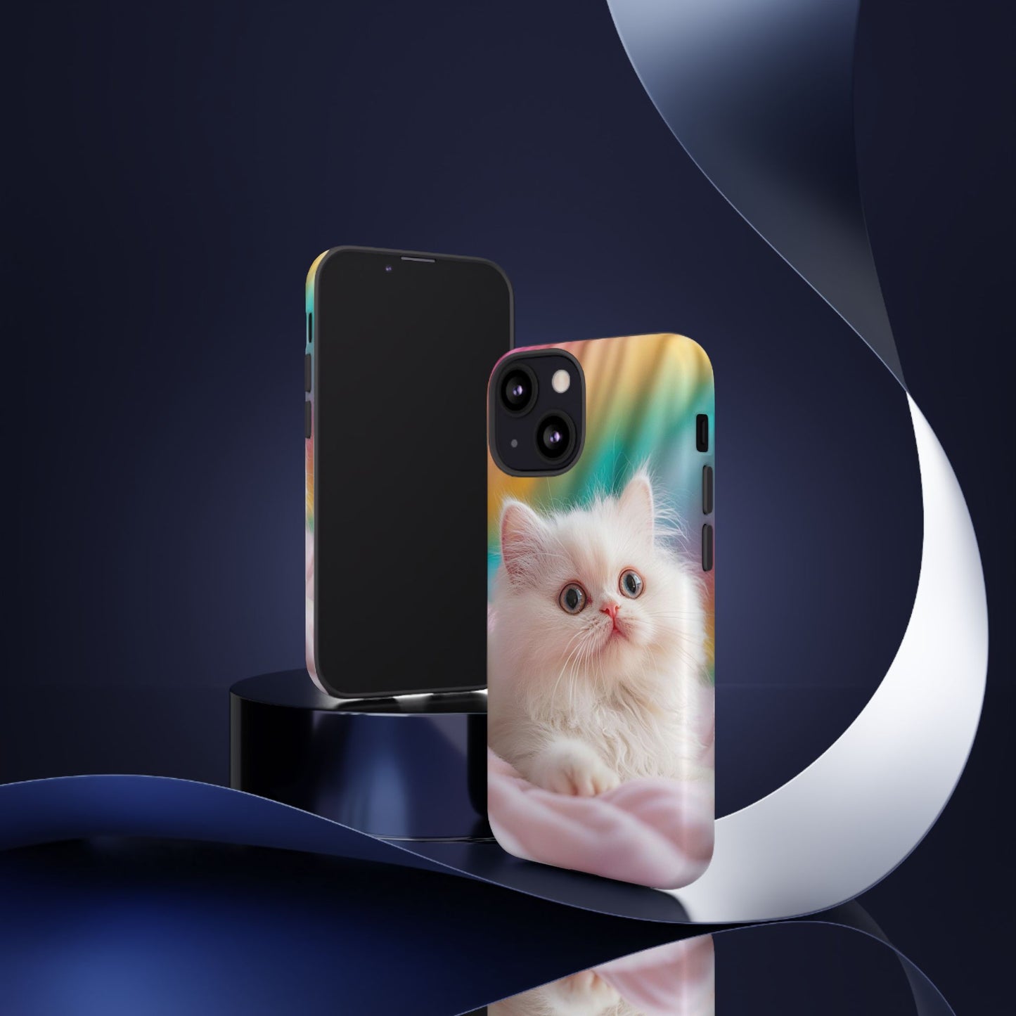 iPhone Case - Cute White Cat