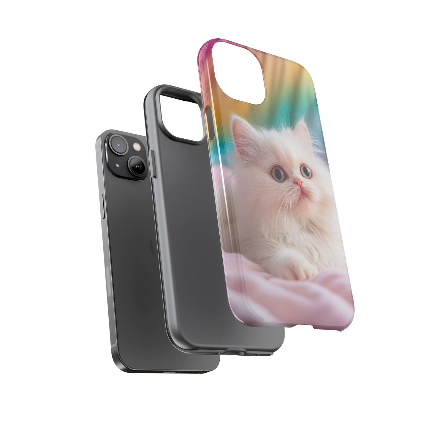 iPhone Case - Cute White Cat