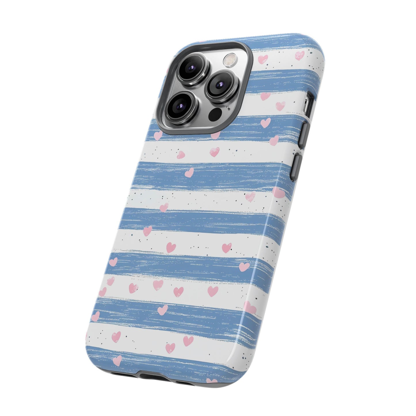 iPhone Case – Blue and White Pattern