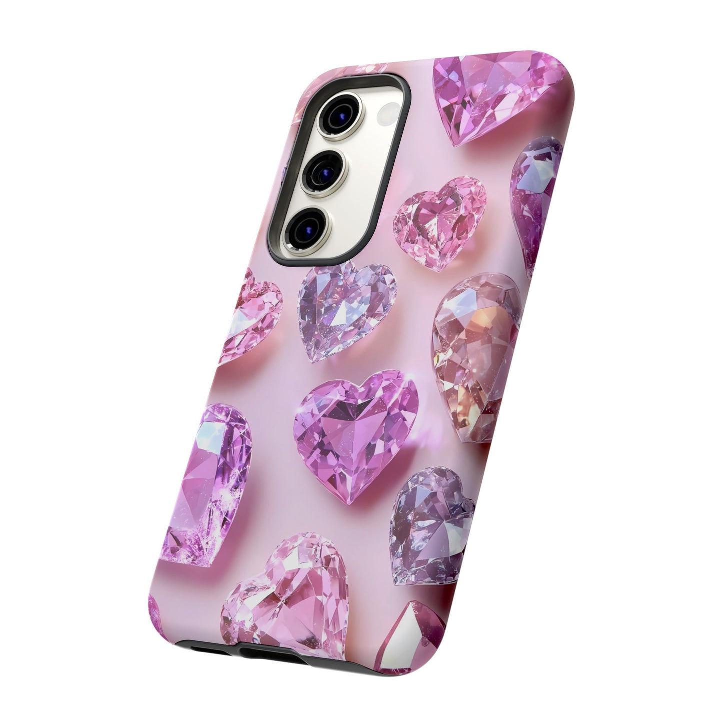 iPhone Case – Diamond Heart Design