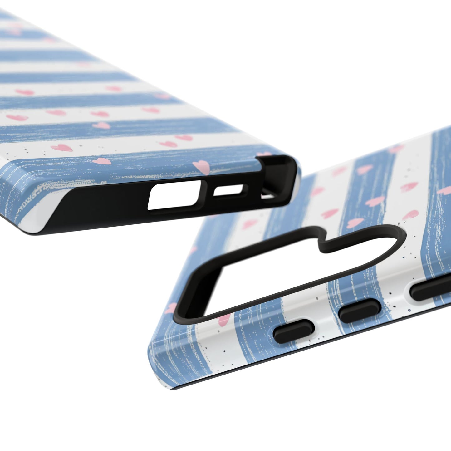 iPhone Case – Blue and White Pattern