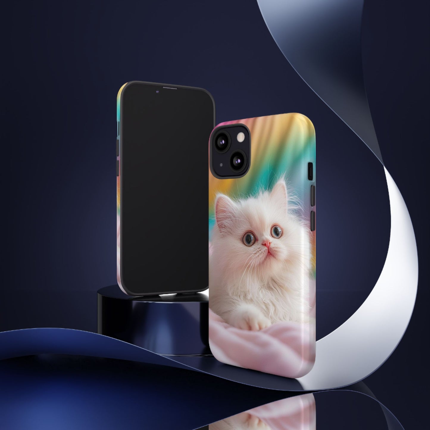 iPhone Case - Cute White Cat