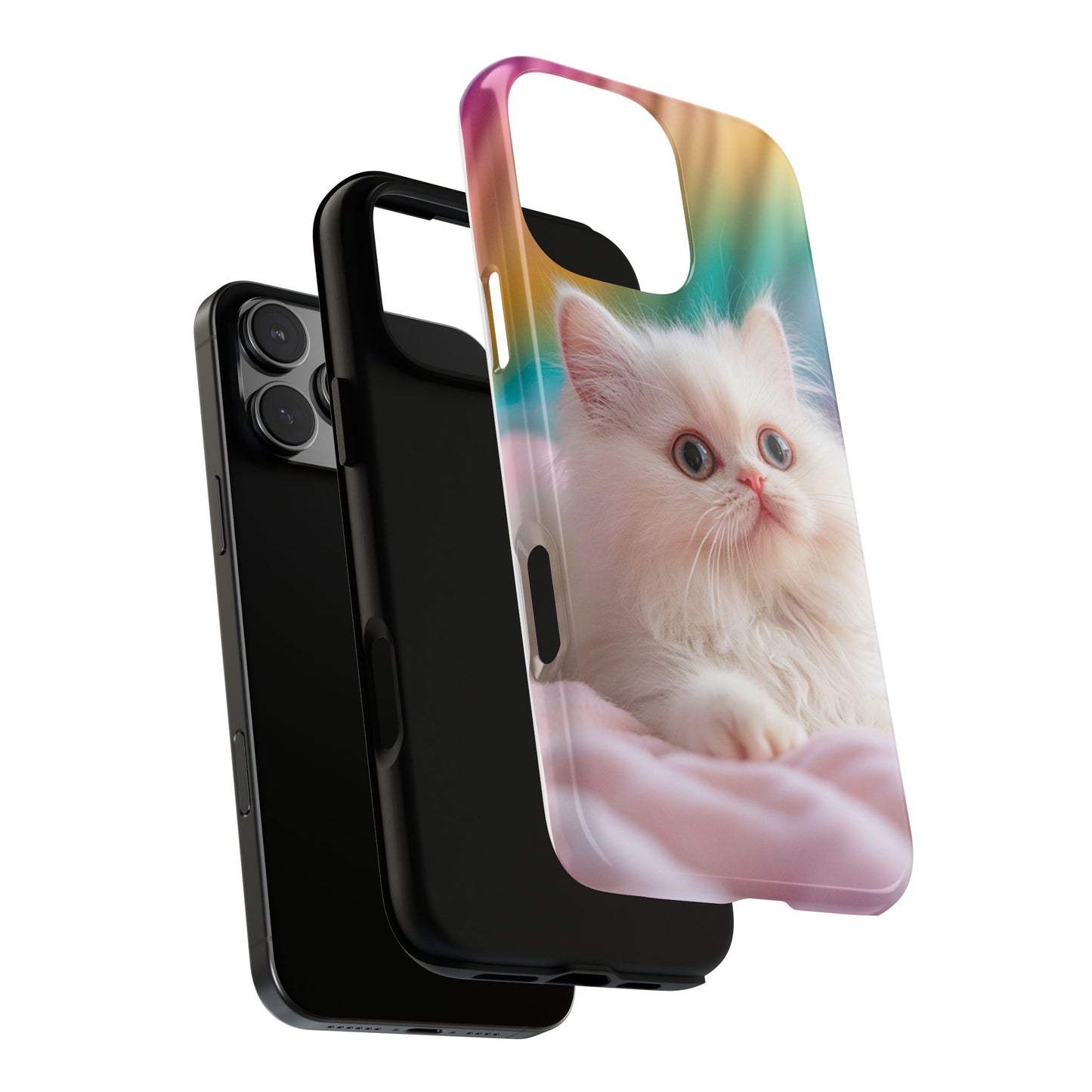 iPhone Case - Cute White Cat